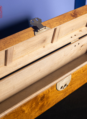 金丝楠书画盒小叶桢楠卷轴收纳包装盒高端红木锦盒礼盒防虫蚁防霉