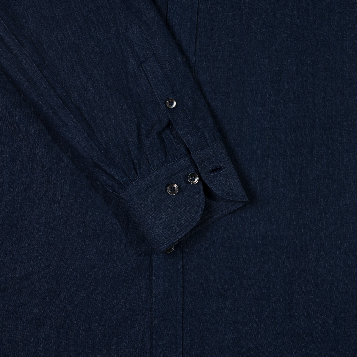 Principle M 【经典】Kyoto Denim Shirt 三步手工深牛仔衬衫商务 - 图1