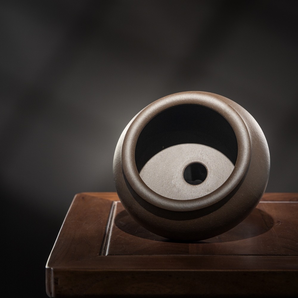 收藏级名家高档精品谈泽民三足紫砂小圆盆宣德香炉无孔有孔紫砂盆,淘宝优惠券,粉丝福利购,淘宝优惠卷