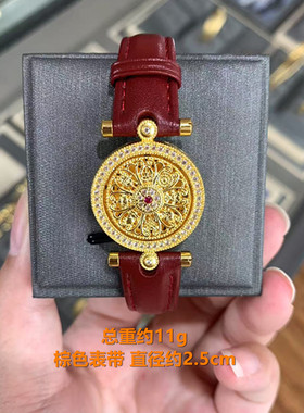 可旋转罗盘手表包金工艺不掉色