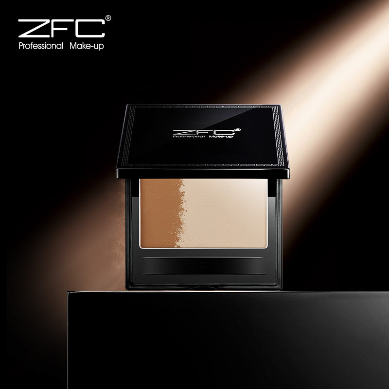 zfc名师系列立体塑形双色鼻影v脸 zfc化妆品粉饼