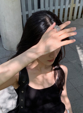 SESAMESEA种子流苏戒指组