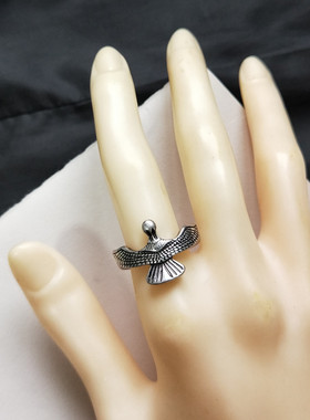 合金魔法复古做旧戒指女