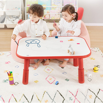 ZRYZ children study table writing table with lifting toddler baby small sofa baby reading corner early teaching game table