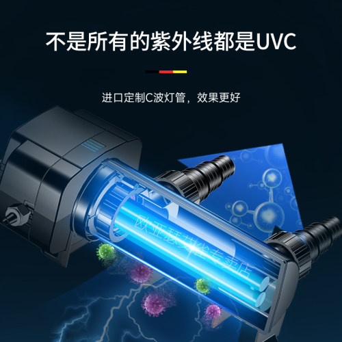 欧亚瑟鱼池紫外线预过滤器户外大型锦鲤鱼池德国进口UVC除绿除藻 - 图0