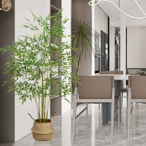 Бионическая зеленая посадка горшка гостиная в крыдяном торговом центре Декоративная посадка Большое поддельное моделирование деревье