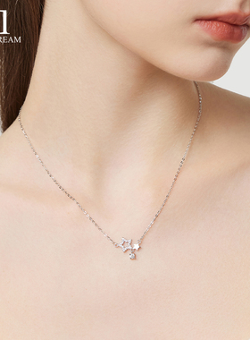 999纯银星星流苏项链女