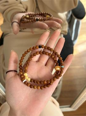 原创天然高抛库克圆珠手串