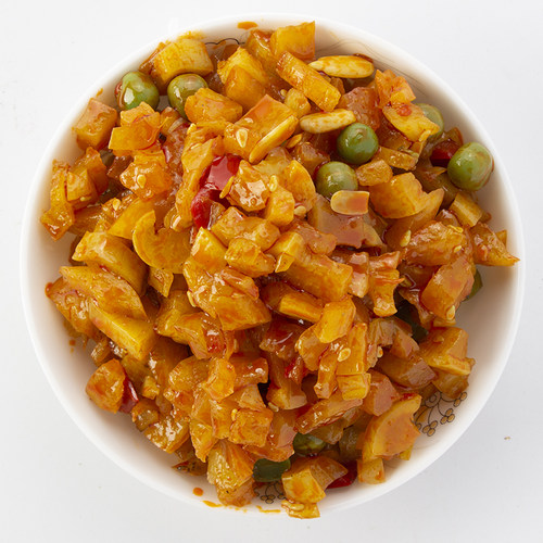 荆香五仁酱丁9斤香辣酱菜腌制红油萝卜丁咸菜下饭开胃菜餐饮实用 - 图0