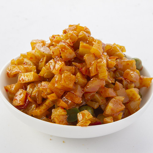 荆香五仁酱丁9斤香辣酱菜腌制红油萝卜丁咸菜下饭开胃菜餐饮实用 - 图1