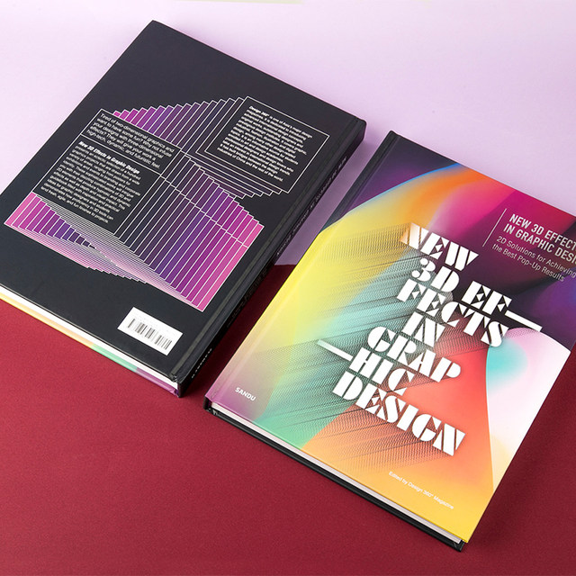 Spot on paper 3D visual art three-dimensional flat brand image layout poster graphic advertising logo design tutorial book New 3D Effects in Graphic Design