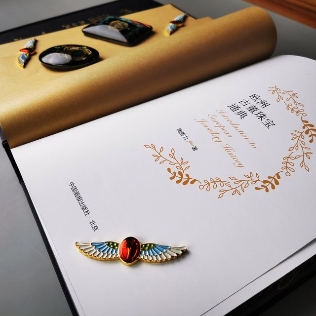 European antique jewelry collection book