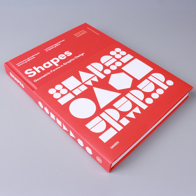 Original English books Shapes Tangible Posters Graphic Brand Advertising Packaging Logo Font Design Portfolio Case Material Books The Application of Geometric Figures in Graphic Design