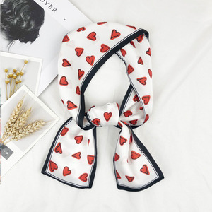 ins窄长条领巾春秋方巾