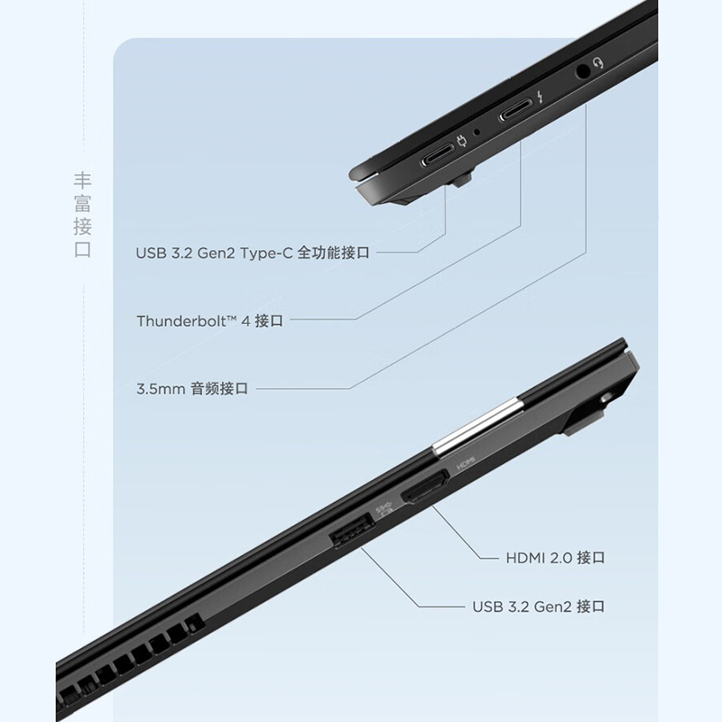 Lenovo/联想 Thinkpad T14p 14英寸轻薄高性能办公笔记本丨官翻 - 图2