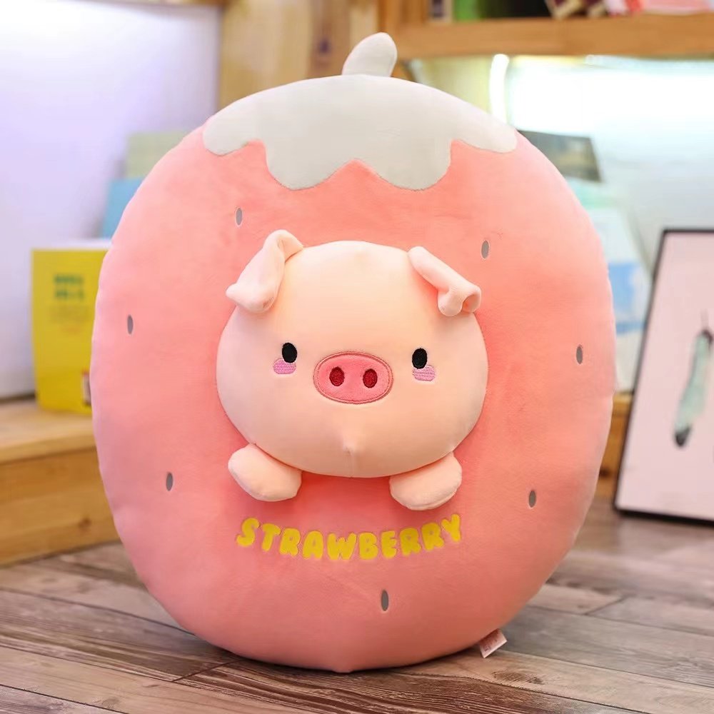 可爱小兔子胡萝卜抱枕毛绒玩具睡觉床上抱枕牛油果小猪沙发靠垫,淘宝优惠券,粉丝福利购,淘宝优惠卷