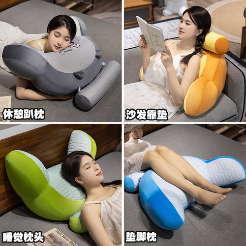 高端乳胶床头靠垫软包护腰靠枕靠背沙发抱枕靠枕头床上看书加热大 - 图3