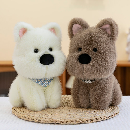 可爱软萌西高地小狗布娃娃儿童礼物狗狗公仔女孩子睡觉抱枕送闺蜜 - 图2