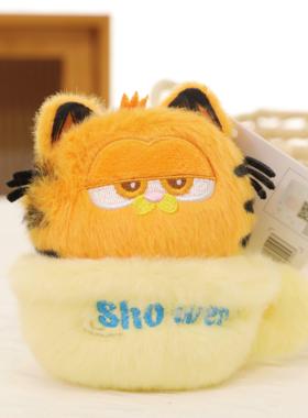 正版加菲猫可爱毛绒钥匙扣挂件