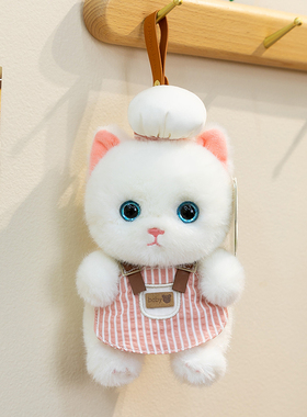 正版可爱毛绒猫狗钥匙扣包挂件