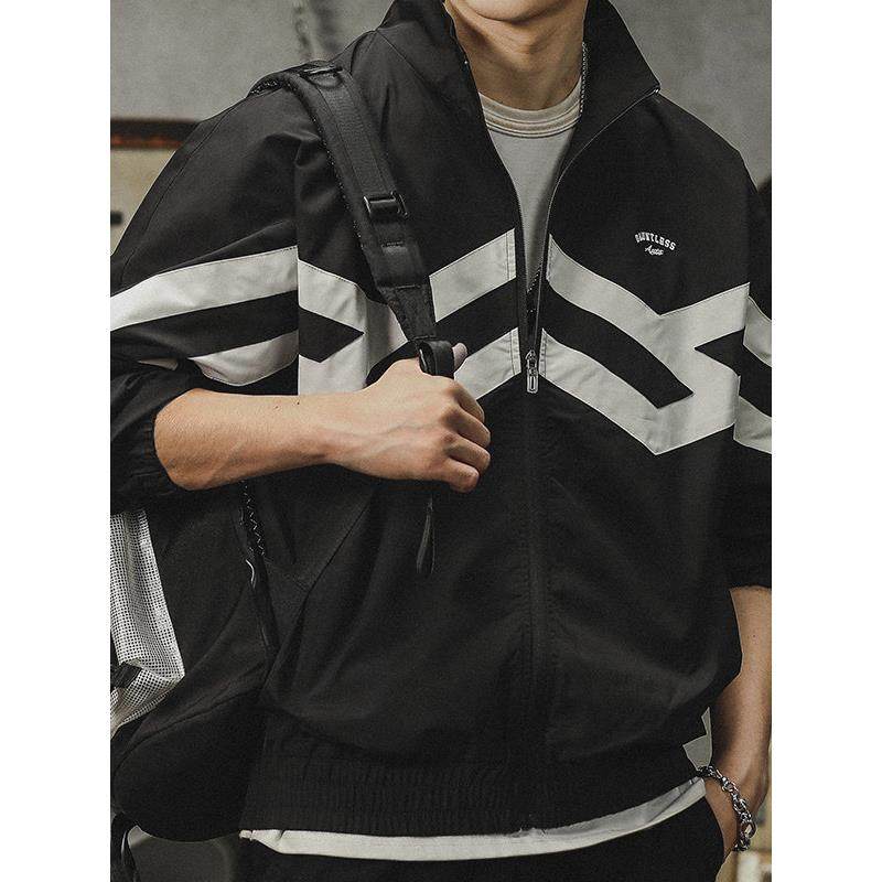 it neith BIAS潮牌三防立领冲锋衣男宽松学院风运动夹克美式外套,淘宝优惠券,粉丝福利购,淘宝优惠卷