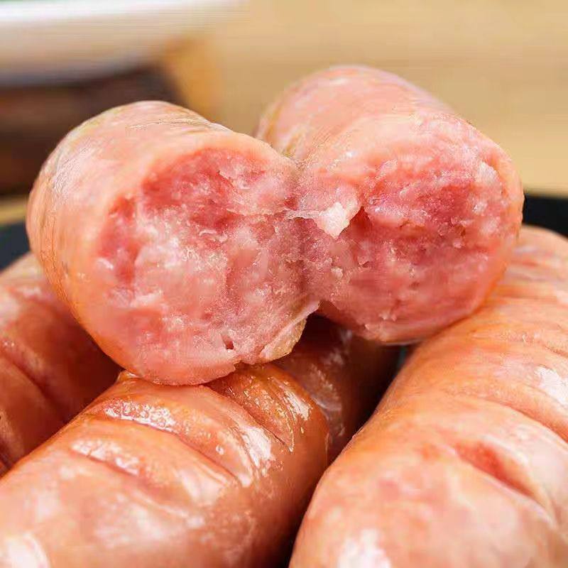鸿芳烤肠纯肉火山石香肠脆皮黑胡椒猪肉地道肉肠热狗空气炸锅食材,淘宝优惠券,粉丝福利购,淘宝优惠卷