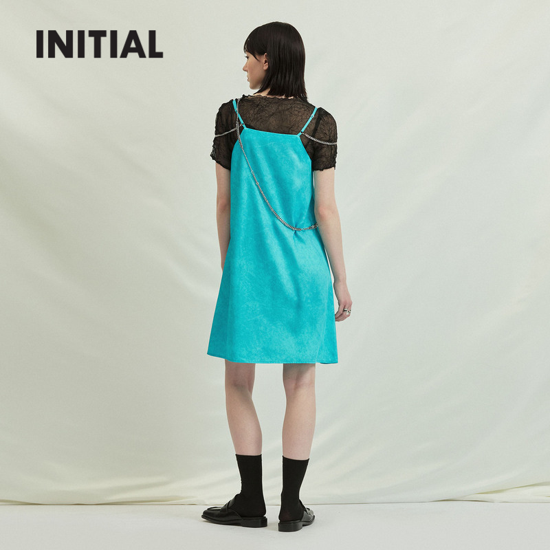 【设计师潮牌】INITIAL吊带连衣裙氛围感DNFLMXX165 - 图1