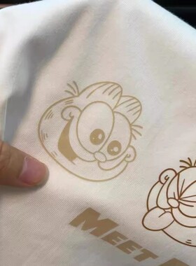 美式重磅纯棉短袖t恤男女夏季