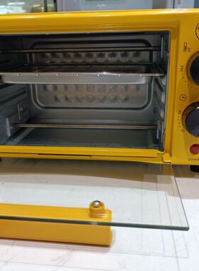 外贸出口礼品小黄鸭电烤箱12L家用烤箱工厂定时控温烘培烤箱工厂