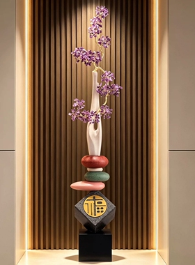水晶发财树时来运转葫芦竖高摆件