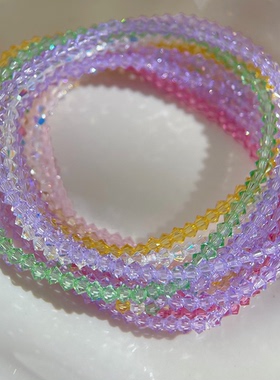 MoreSuitable高品质华子水晶巨闪巨亮很细节手串女高级感轻奢手链