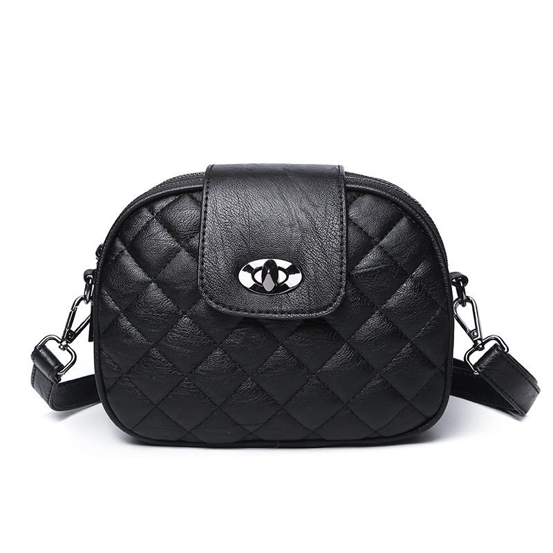 2020新款潮时尚百搭迷你三层斜挎包 茵娣女士包袋