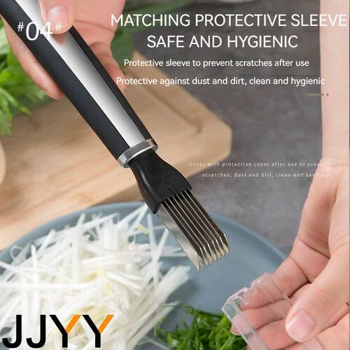 JJYY Garlic Shredders Onion Slicer Cut Onions Vegetable Grat - 图2