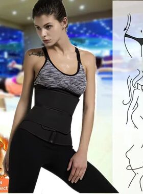 1Pcs Waist Trainer Belt Neoprene Slimming Body Shaper Sweat