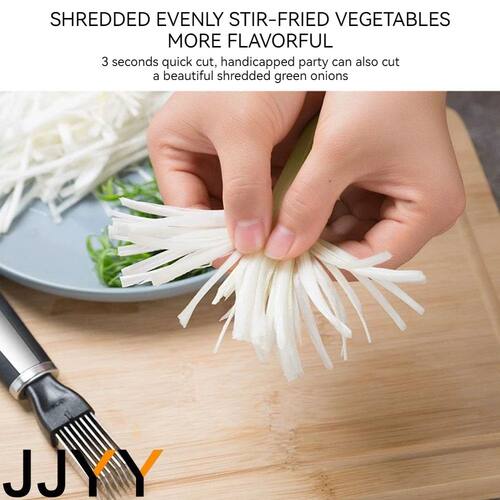 JJYY Garlic Shredders Onion Slicer Cut Onions Vegetable Grat - 图0