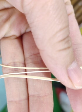 印尼天然藤条藤皮细藤丝鱼竿银壶把手尺八萧红木藤面0.8和1.5mm