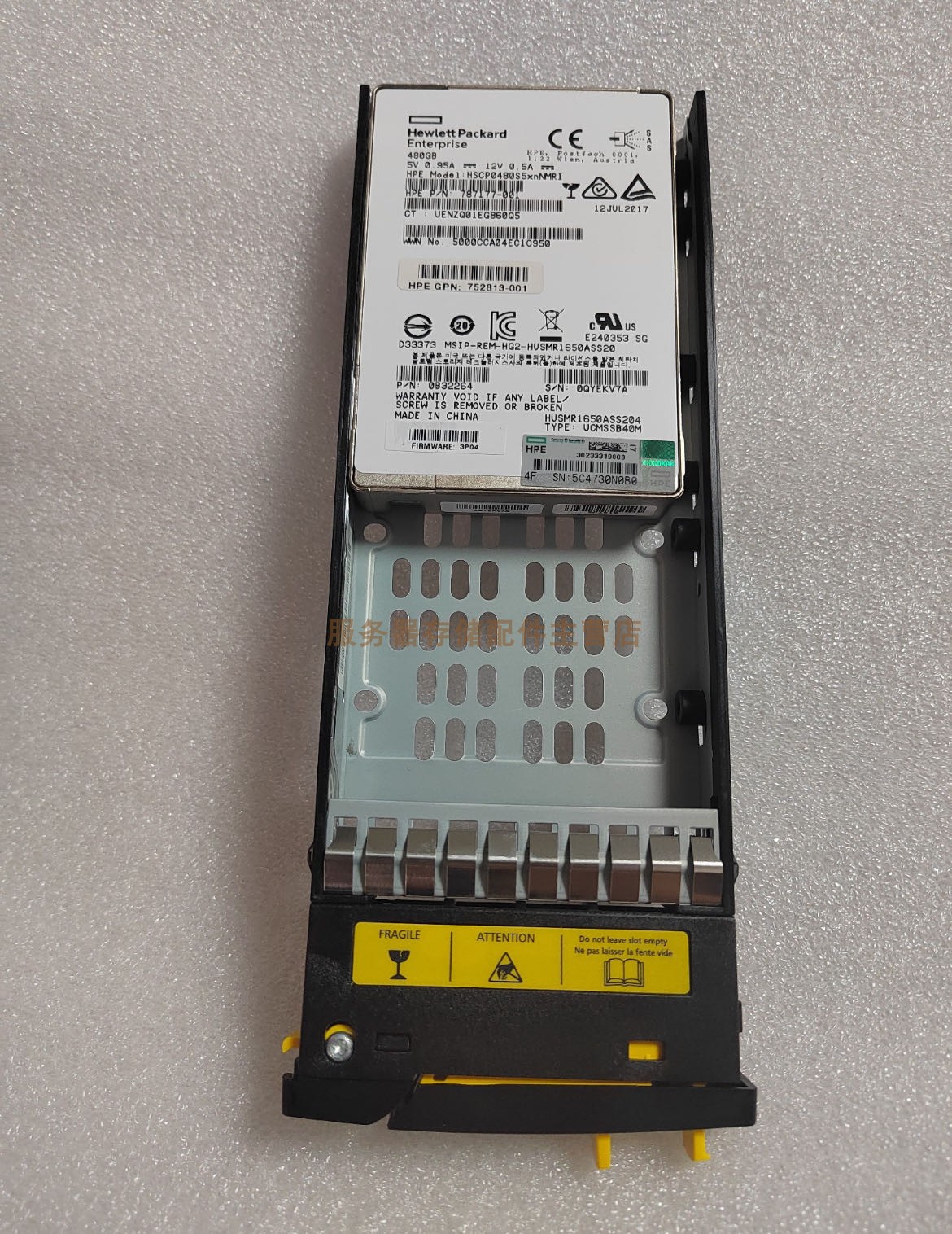 HP 806554-001 3par m6710 480gb 2.5寸 SAS SSD 3P00 固态硬盘 - 图0