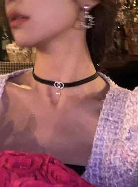 小众设计感choker冷淡风锁骨链