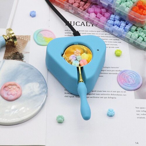 插电式火漆印章电熔炉火漆印章蜡粒熔化炉信封封口专用电漆电子炉 - 图3