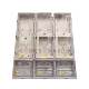 Three-phase 8-digit plastic meter box, transparent anti-theft plastic meter box, 8-household electric energy meter box, three-phase meter box