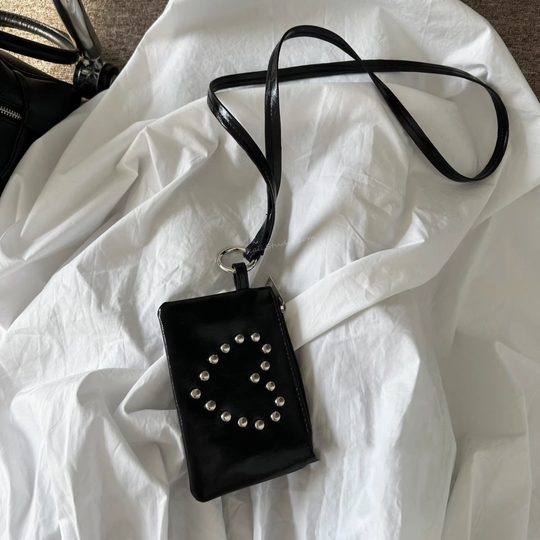 Love Diamant-Nieten-Geldbörse, dekorative Tasche