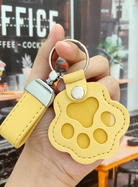 猫毛收纳挂件纪念定制钥匙扣装宠物毛发收集器包挂创意猫爪狗遗毛