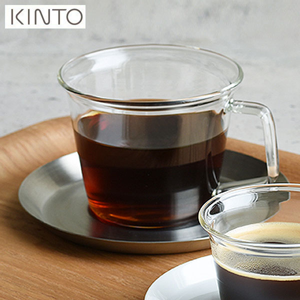 日本Kinto Cast咖啡杯浓缩拿铁下午茶杯碟水杯牛奶啤酒气泡玻璃杯 - 图1