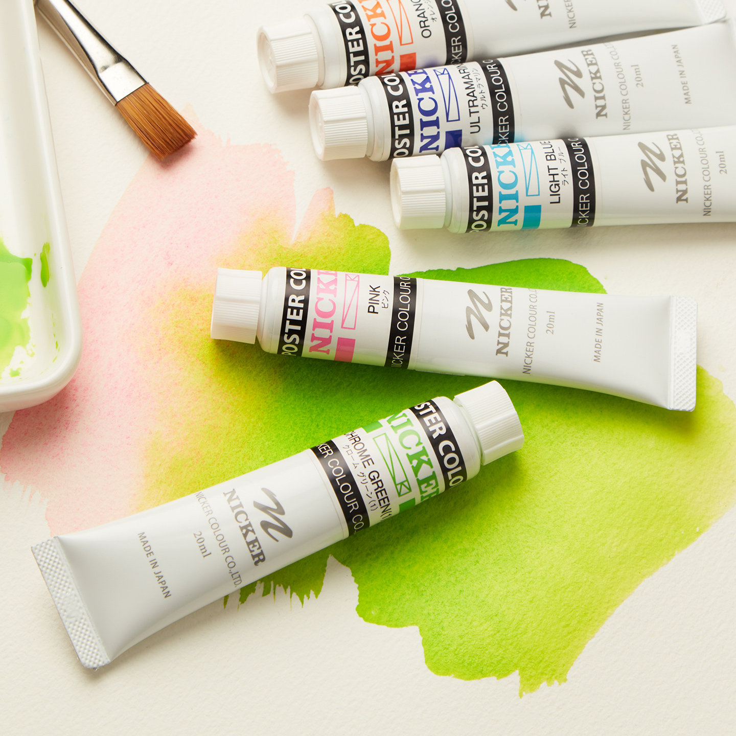 日本NICKER霓嘉广告颜料 宫崎骏水粉颜料 不透明水彩颜料20ml单支,淘宝优惠券,粉丝福利购,淘宝优惠卷
