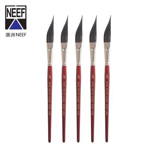 Австралийская акварельная ручка Neef 4850 Короткие лезвия лезвия Pine Mo Mai Mai Mao акварель специальные эффективные спецэффекты Дэвид Тайор Дэвид Тайор