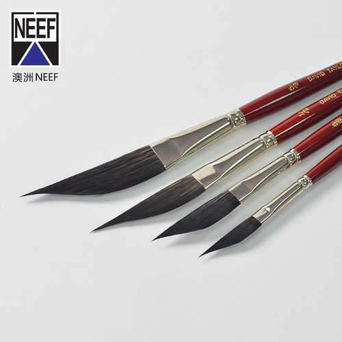 Австралийская акварельная ручка Neef 4850 Короткие лезвия лезвия Pine Mo Mai Mai Mao акварель специальные эффективные спецэффекты Дэвид Тайор Дэвид Тайор