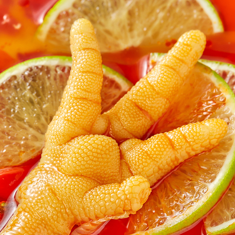 【2斤】天海藏燃熊酸辣蒜香无骨鸡爪2斤 去骨留筋酸爽解馋零食,淘宝优惠券,粉丝福利购,淘宝优惠卷