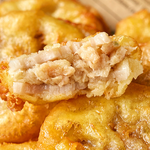 【2袋共1.6斤】天海藏香酥藕盒外酥里嫩400g/袋 油炸藕饼夹肉家庭 - 图1