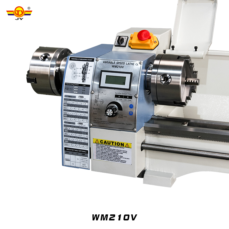 jy WM210V加长型双卡盘小型车床 家用多功能木工车床 加长型机床 - 图2