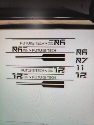 阿维塔06车贴拉花07AVATR 11 12引擎盖腰线改装车身数字装饰贴纸 - 图0